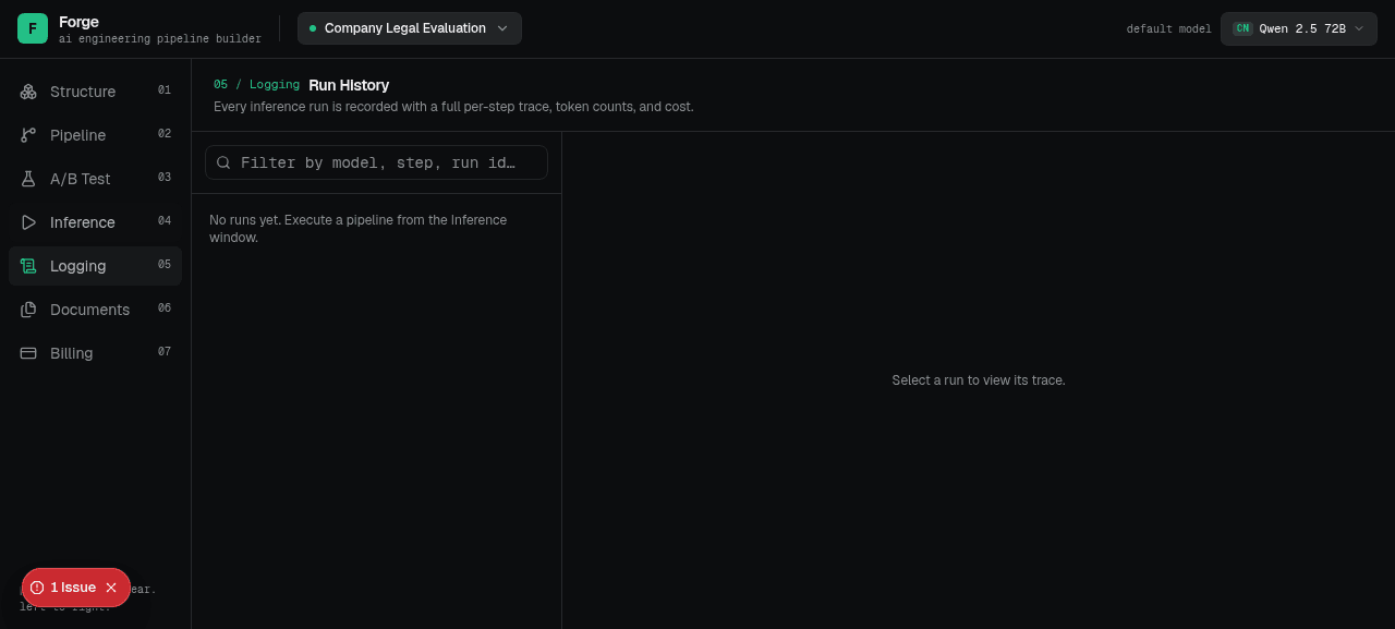forge — logging